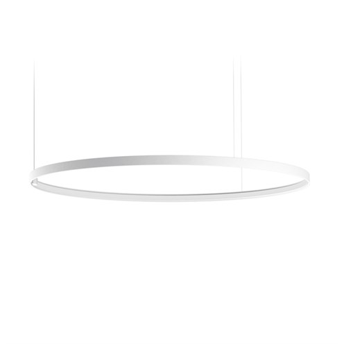 Panzeri+Zero Round Ø100 LED 47W 4079lm 2700K CRI>90, hämardatav, rippvalgusti, valge, liiteseadmeta