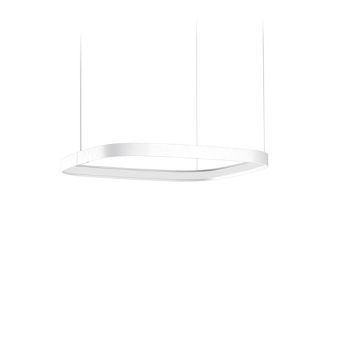 Panzeri+Zero Square 50 LED 25W 2039lm 3000K CRI>90, hämardatav, rippvalgusti, valge, liiteseadmeta