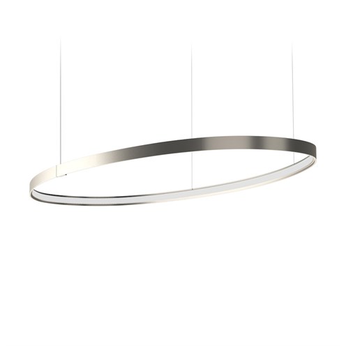 Panzeri+Zero Ellipse LED 47W 4079lm 2700K CRI>90, hämardatav, rippvalgusti, titaan, liiteseadmeta