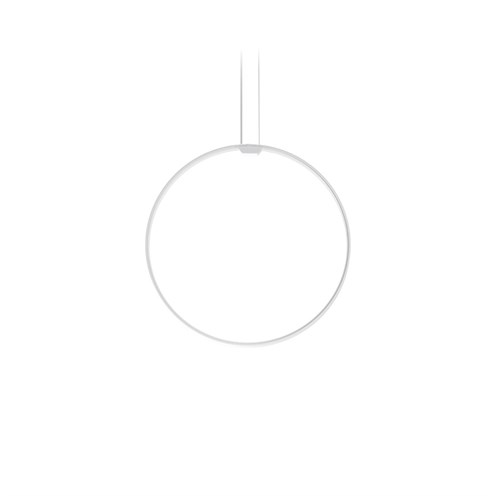 Panzeri+Zero Round Vertical Ø50 LED 25W 2039lm 2700K CRI>90, hämardatav, rippvalgusti, valge, liiteseadmeta