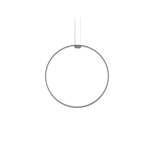 Panzeri+Zero Round Vertical Ø50 LED 25W 2039lm 2700K CRI>90, hämardatav, rippvalgusti, titaan, liiteseadmeta