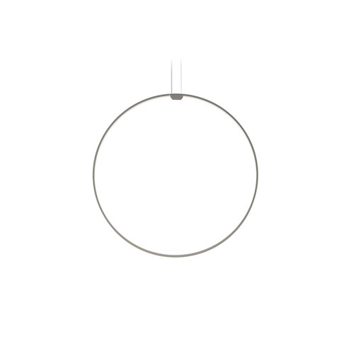 Panzeri+Zero Round Vertical Ø75 LED 36W 3059lm 3000K CRI>90, hämardatav, rippvalgusti, titaan, liiteseadmeta