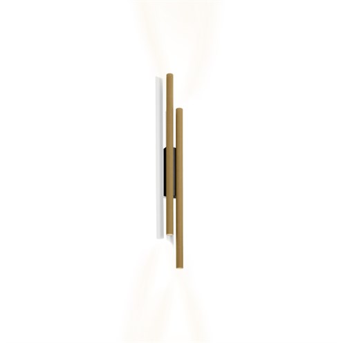 Wever & Ducré+TRACE SLIM WALL 2.0 LED 36W 2080lm 3000K, seinavalgusti, matt must/champagne
