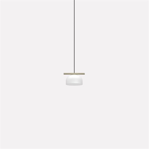 Nexia+Belle Single Glass LED 7W 975lm 2700K CRI>90, rippvalgusti, siidhall, opaalkuppel