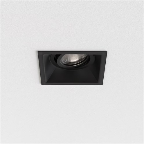ASTRO+Minima PRO Square Adjustable LED 11.8W 1209lm 3000K CRI>90 21°, hämardatav DALI, süvisvalgusti, matt must