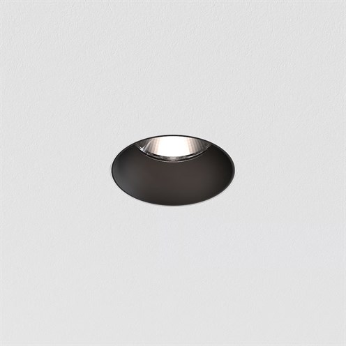 ASTRO+Decor PRO Round Flush Fixed LED 11.8W 1275lm 3000K CRI>90 21°, hämardatav DALI, süvisvalgusti, matt must