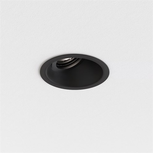 ASTRO+Minima PRO Round 25 LED 11.8W 1148lm 3000K CRI>90 21°, hämardatav DALI, IP65, süvisvalgusti, matt must