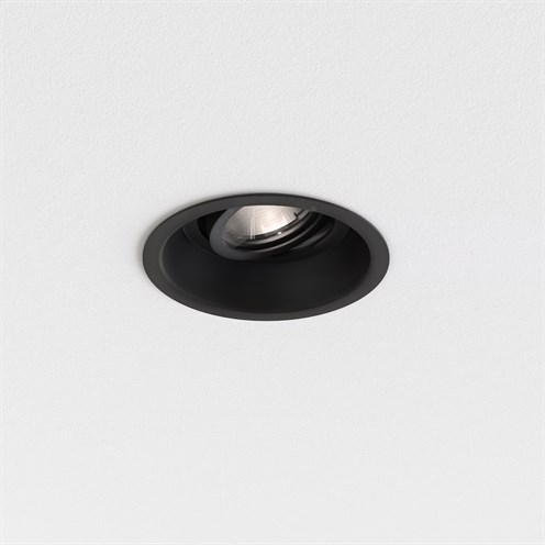 ASTRO+Minima PRO Round Adjustable LED 11.8W 1207lm 3000K CRI>90 21°, hämardatav DALI, süvisvalgusti, matt must