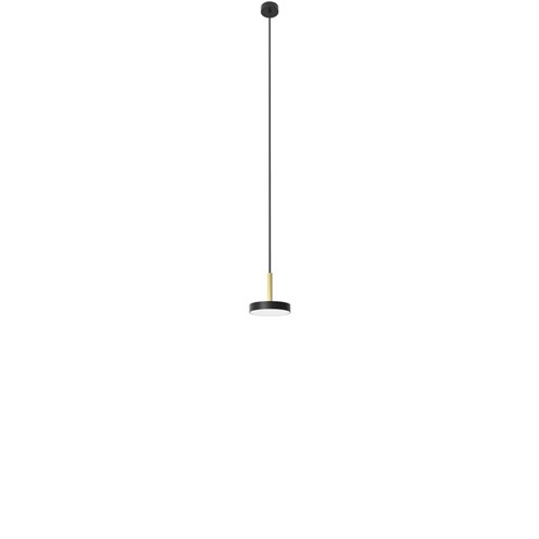 Robin+Rafaela Pendant Mono LED 11,8W 1520lm 3000K CRI>90, rippvalgusti, matt must/messing