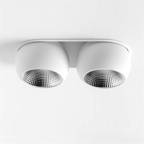 Modular+Marbul Recessed Adjustable 115 2x LED 6W/8.9W 718lm/964lm 3000K CRI>90, süvisvalgusti, valge, liiteseadmeta, reflektor eraldi tellitav