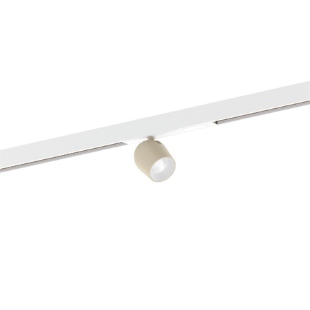 Wever & Ducré+DOMY on STREX 1.0 LED 6W 575lm 3000K CRI>90 25°, hämardatav DALI, siinivalgusti, matt valge/siidhall