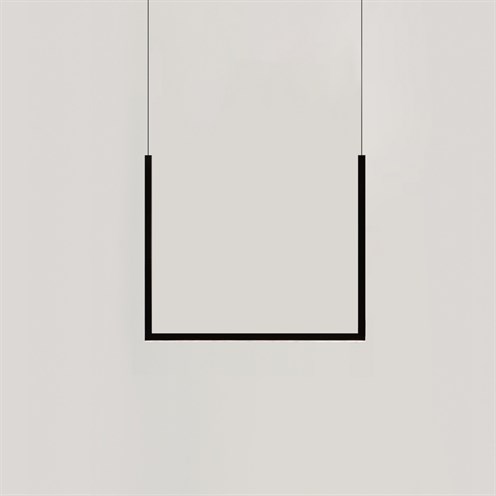 Nexia+Mobile 600 LED 17W 583lm 2700K, hämardatav DALI, rippvalgusti, must