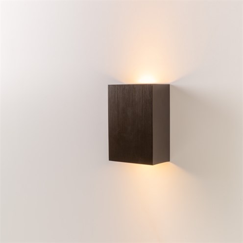 Modular+Sulfer Wall Up/Down 2x LED 6.6W 2x293lm 3000K CRI>90, hämardatav Tre dim, seinavalgusti, harjatud pronks