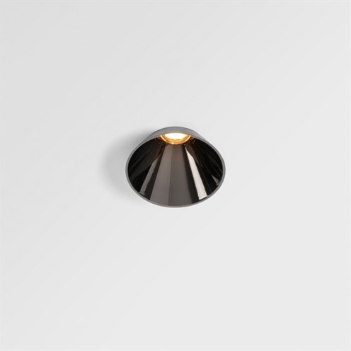 Modular+Tetrix Cone Recessed 90 1x LED 5/7.2W 536/719lm 350/500mA 3000K CRI>90 39°, IP55, süvisvalgusti, must kroom, liiteseadmeta