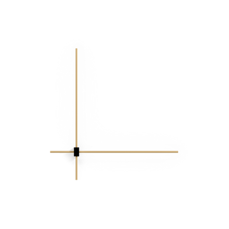 Wever & Ducré+FINLIN WALL 4.0 LED 10.2W 895lm 2700K CRI>90, hämardatav phase-cut, seinavalgusti, matt must/šampanja