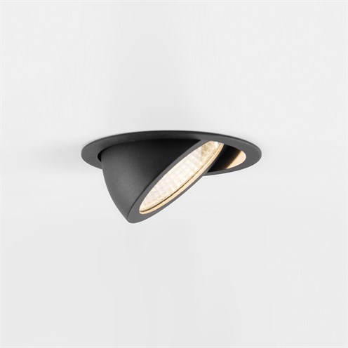 Modular+K 120 Recessed Adjustable 120 1x LED 11.7/25W 1186/2105lm 350/700mA 2700K CRI>90 23°, süvisvalgusti, must, liiteseadmeta