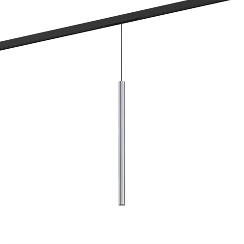 Wever & Ducré+MATCH on STREX 5.0 LED 7W 490lm 2700K CRI>90 54°, hämardatav DALI, siinivalgusti, harjatud alumiinium, kaabel 600mm