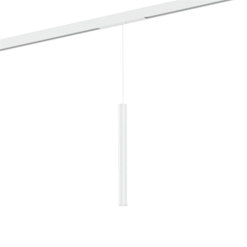 Wever & Ducré+MATCH on STREX 3.0 LED 7W 490lm 2700K CRI>90 54°, hämardatav DALI, siinivalgusti, matt valge, kaabel 600mm