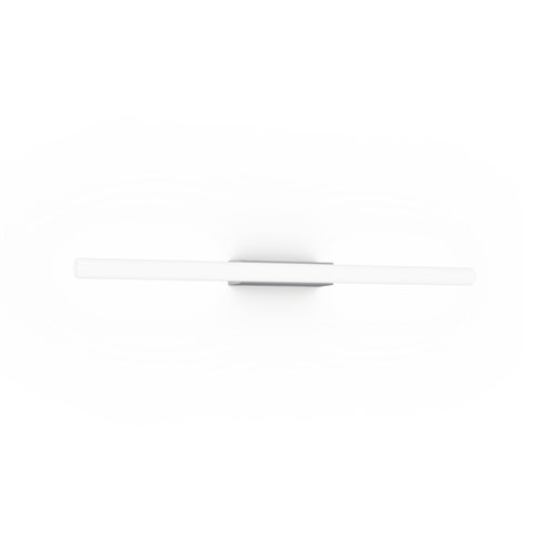 Wever & Ducré+Larra Opal 2.0 LED 8W S14d 820lm 3000K CRI>90, hämardatav phase-cut, seinavalgusti, harjatud alumiinium, opaalklaas