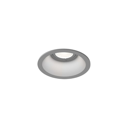 Wever & Ducré+DEEP petit 1.0 LED 5.9W 625lm 350mA 3000K CRI>90 31°, süvisvalgusti, hõbedane, liiteseadmeta