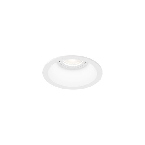 Wever & Ducré+DEEP petit 1.0 LED 6.1W 460lm 350mA 2000-3000K CRI>90 39°, süvisvalgusti, matt valge, liiteseadmeta