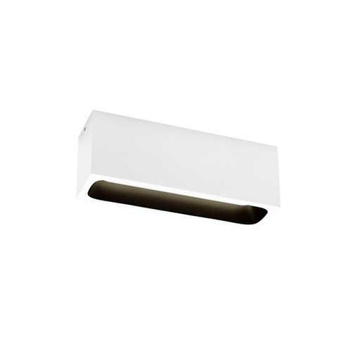 Wever & Ducré+PIRRO OPAL 4.0 LED 12W 620lm 3000K CRI>90, hämardatav phase-cut, laevalgusti, matt valge/matt must