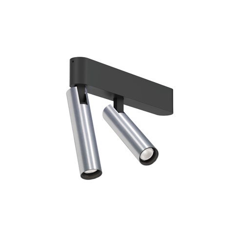 Wever & Ducré+MATCH SURFACE 2.0 LED 17.5W 1100lm 3000K CRI>90 30°, hämardatav phase-cut, laevalgusti, alumiinium/matt must