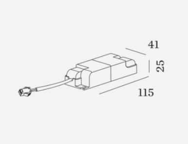 Wever & Ducré+DRIVER 500mA 10W 12-21V PHASE CUT DIM IP20 220-240VAC