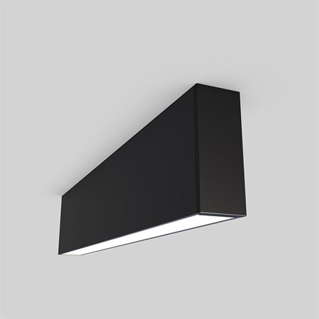 Essenzialed+SKINNY FS LED profiil 30W/m 1579lm/m 3000K CRI>98, hämardatav Push/DALI, must