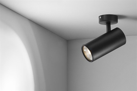 Halla+Vali80 LED 20.4W 1880lm 3000K CRI>90 52°, laevalgusti, must