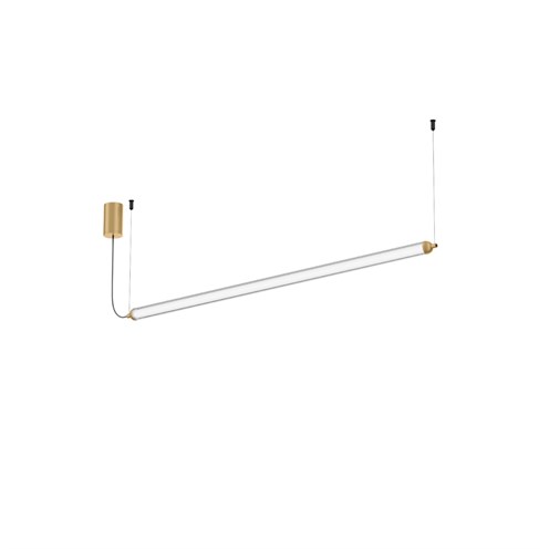 Wever & Ducré+FLYRA horizontal 1.2 LED 14W 1100lm 3000K CRI>90, hämardatav phase-cut, rippvalgusti, šampanja