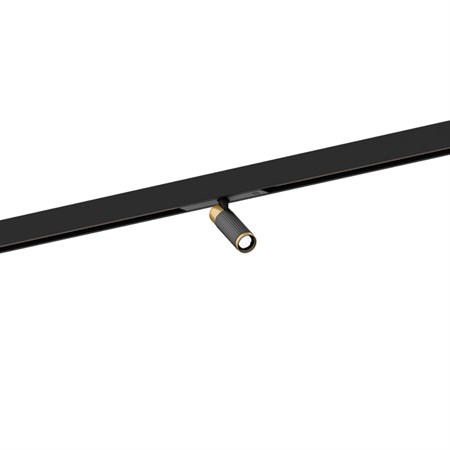 Wever & Ducré+TRACE mini on STREX 1.0 LED 5W 335lm 3000K CRI>90 30°, siinivalgusti, matt must/šampanja