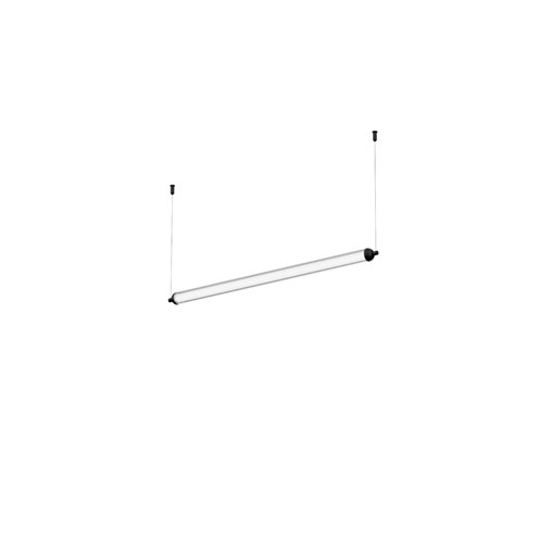 Wever & Ducré+FLYRA SYSTEM 1.0 LED 8W 1070lm 3000K CRI>90, rippvalgusti, matt must, laerosett tellida eraldi
