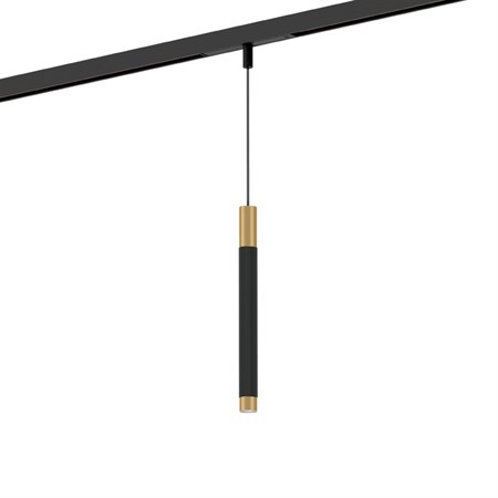 Wever & Ducré+TRACE on STREX 3.0 LED 7W 520lm 3000K CRI>90 33°, hämardatav DALI, siinivalgusti, matt must/šampanja