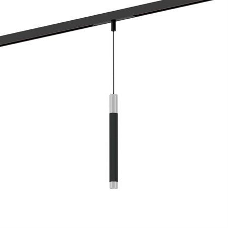 Wever & Ducré+TRACE on STREX 3.0 LED 7W 520lm 3000K CRI>90 33°, hämardatav DALI, siinivalgusti, matt must/harjatud alumiinium