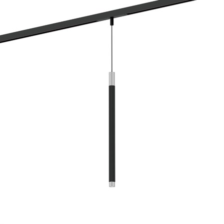 Wever & Ducré+TRACE on STREX 5.0 LED 7W 520lm 3000K CRI>90 33°, hämardatav DALI, siinivalgusti, matt must/harjatud alumiinium