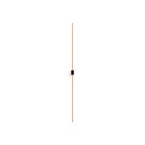 Wever & Ducré+FINLIN WALL 2.0 LED 10.2W 965lm 3000K CRI>90, hämardatav phase-cut, seinavalgusti, matt must/šampanja