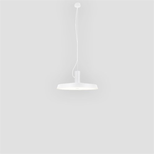 Wever & Ducré+ROOMOR OFFICE CABLE 1.0 LED 35W 3660lm 4000K CRI>90 UGR<19 mikroprismaatiline hajuti, hämardatav Push/DALI, rippvalgusti, matt valge