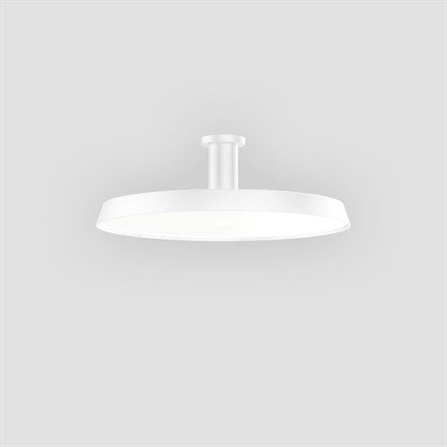 Wever & Ducré+ROOMOR OFFICE SURFACE 1.0 LED 35W 3700lm 4000K CRI>90 UGR<22 opaalhajuti, hämardatav Push/DALI, laevalgusti, matt valge