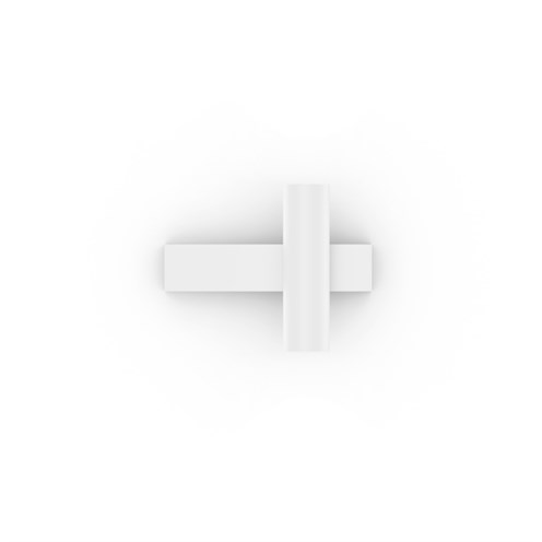 Wever & Ducré+CENO WALL 2.0 LED 7.7W 545lm 3000K CRI>90 31°, hämardatav phase-cut, seinavalgusti, matt valge