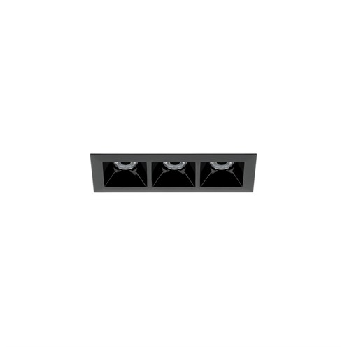 Lombardo+Kura X3 LED 6W 510lm 700mA 2700K CRI>95 28°, IP65, süvisvalgusti, must, liiteseadmeta