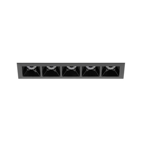 Lombardo+Kura X5 LED 10W 840lm 700mA 3000K CRI>95 28°, IP65, süvisvalgusti, must, liiteseadmeta