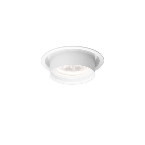 Wever & Ducré+RINI SNEAK 1.0 LED 6/8.8W 640/860lm 350/500mA 3000K CRI>90 34°, IP44, süvisvalgusti, matt valge, liiteseadmeta