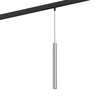 Wever & Ducré+MATCH on STREX 3.0 LED 7W 490lm 2700K CRI>90 33°, hämardatav DALI, siinivalgusti, harjatud alumiinium