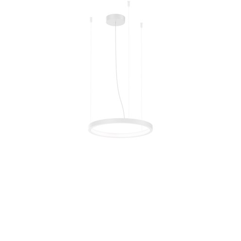 Wever & Ducré+KUJO 1.0 LED 11W 800lm 3000K CRI>90, hämardatav phase-cut, rippvalgusti, matt valge