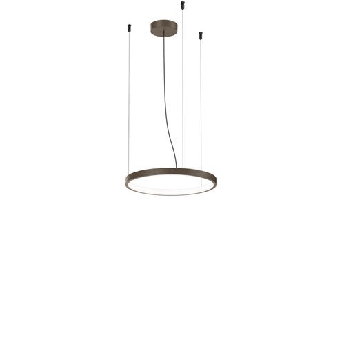 Wever & Ducré+KUJO 1.0 LED 11W 800lm 3000K CRI>90, hämardatav phase-cut, rippvalgusti, pronks