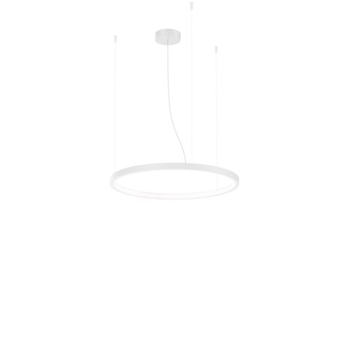 Wever & Ducré+KUJO 2.0 LED 15W 1180lm 3000K CRI>90, hämardatav phase-cut, rippvalgusti, matt valge