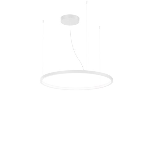 Wever & Ducré+KUJO 3.0 LED 19W 1570lm 3000K CRI>90, hämardatav phase-cut, rippvalgusti, matt valge