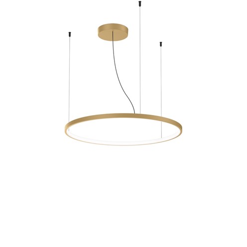 Wever & Ducré+KUJO 3.0 LED 19W 1570lm 3000K CRI>90, hämardatav phase-cut, rippvalgusti, šampanja