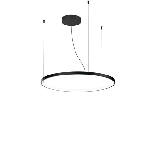 Wever & Ducré+KUJO 3.0 LED 19W 1570lm 3000K CRI>90, hämardatav phase-cut, rippvalgusti, matt must